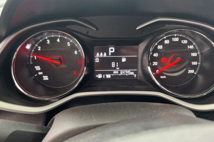 Used Chevrolet Cavalier 2020 325T Automatic Enjoyment Edition Odometer Close Up