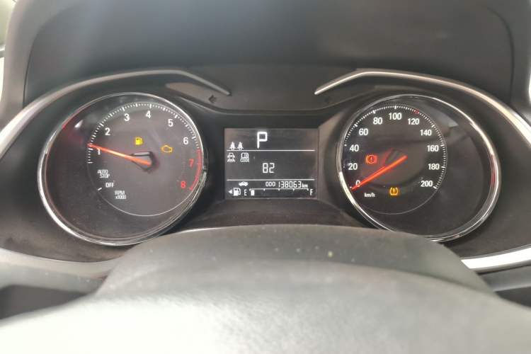 Used Chevrolet Cavalier 2020 325T Automatic Enjoyment Edition Odometer Close Up