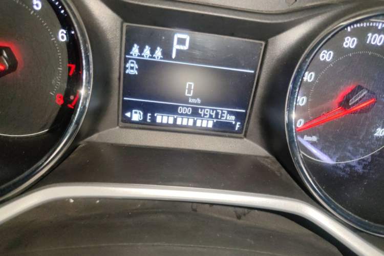 Used Chevrolet Cavalier 2020 325T Automatic Enjoyment Edition Odometer Close Up