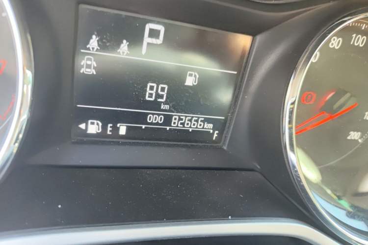 Used Chevrolet Cavalier 2020 Redline 325T Automatic Xinshang Edition Odometer Close Up