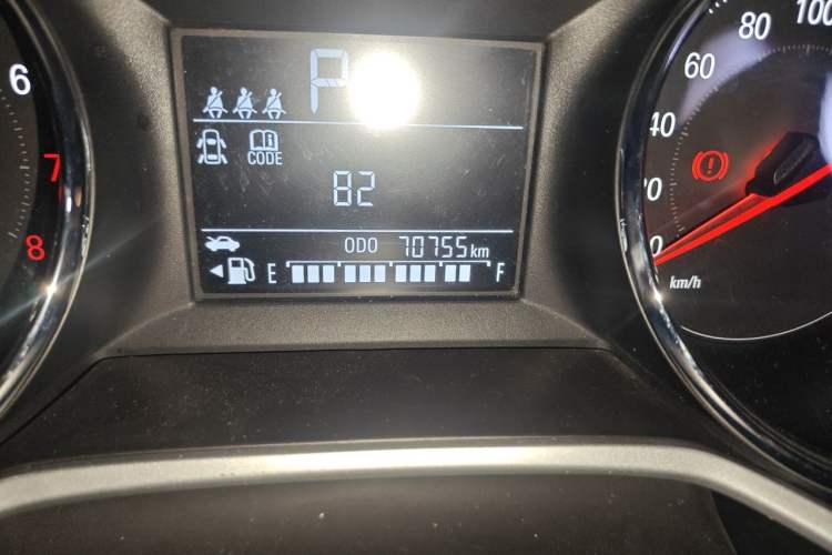 Used Chevrolet Cavalier 2020 325T Automatic Enjoyment Edition Odometer Close Up
