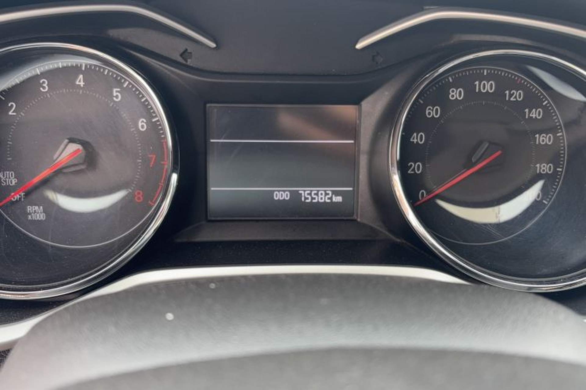 Used Chevrolet Cavalier 2020 325T Automatic Enjoyment Edition Odometer Close Up
