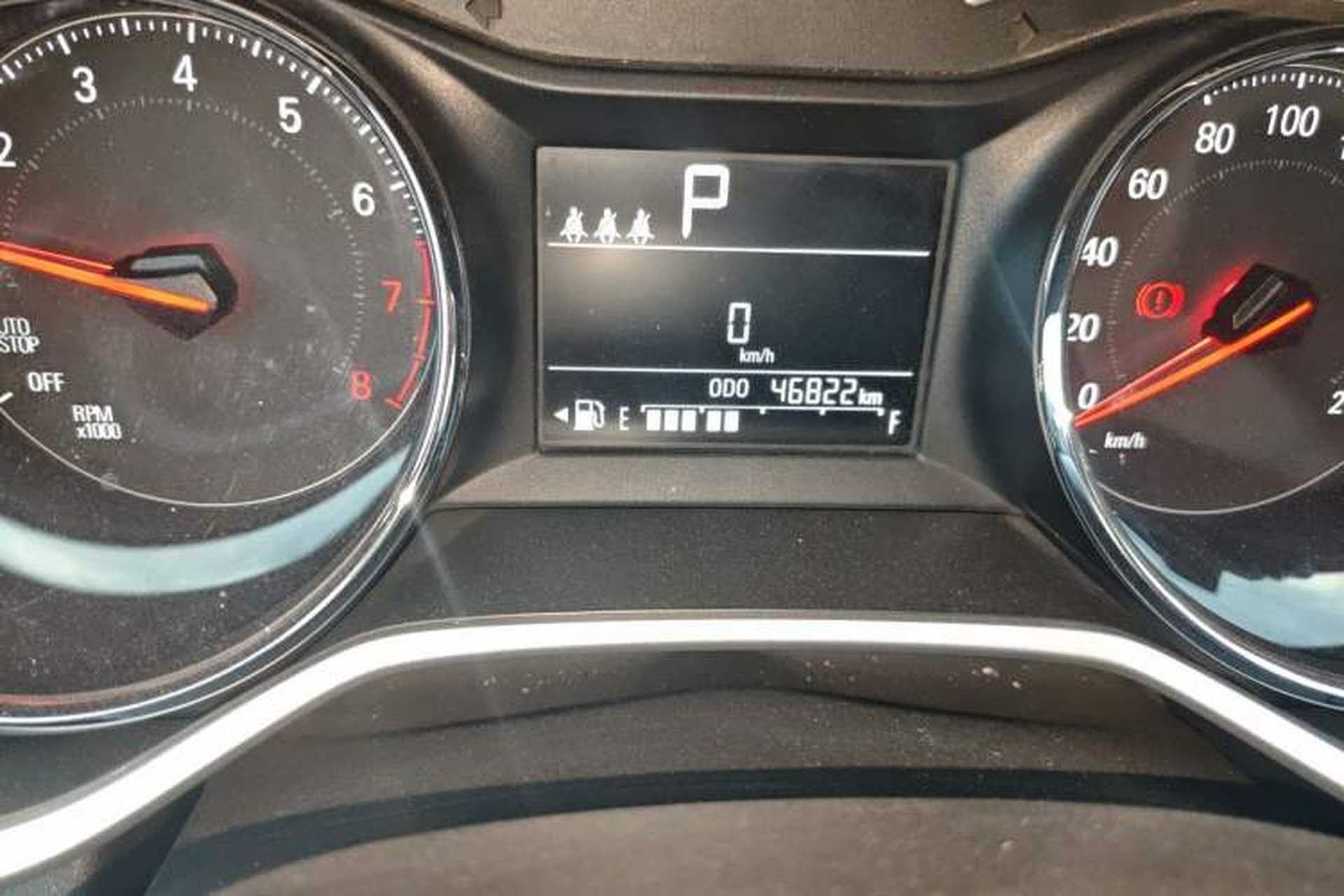 Used Chevrolet Cavalier 2020 325T Automatic Enjoyment Edition Odometer Close Up