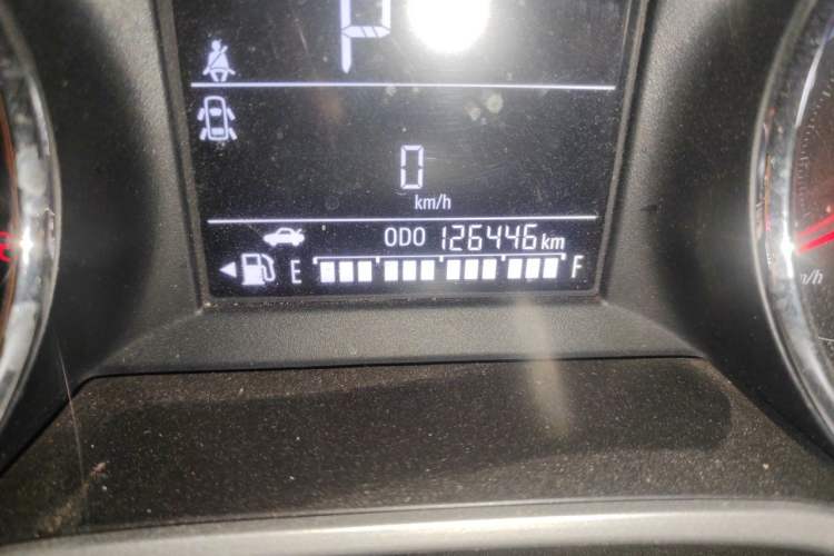 Used Chevrolet Cavalier 2020 325T Automatic Enjoyment Edition Odometer Close Up