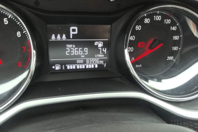 Used Chevrolet Cavalier 2021 Redline 325T Automatic Xinshang Edition Odometer Close Up