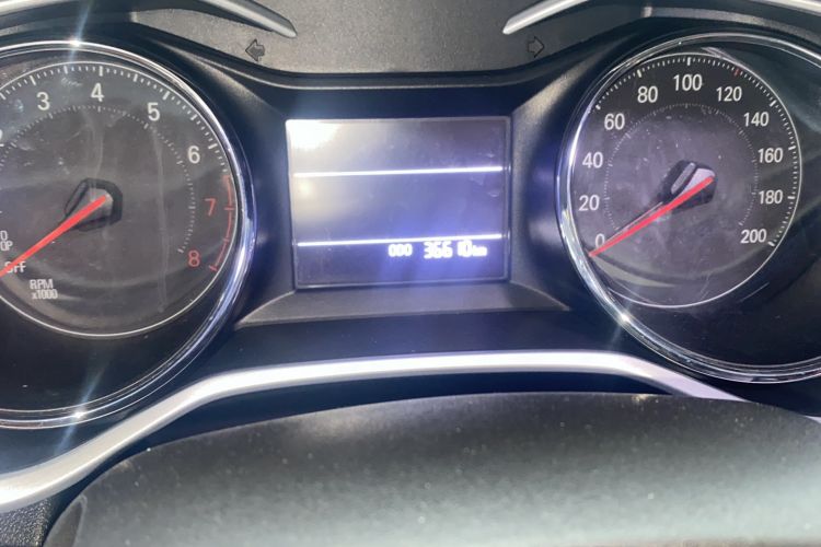 Used Chevrolet Cavalier 2021 325T Automatic Enjoyment Edition Odometer Close Up