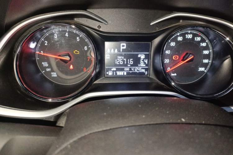 Used Chevrolet Cavalier 2021 325T Automatic Enjoyment Edition Odometer Close Up