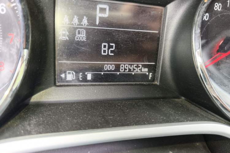 Used Chevrolet Cavalier 2021 325T Automatic Enjoyment Edition Odometer Close Up