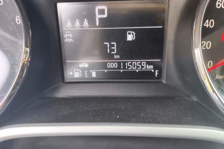 Used Chevrolet Cavalier 2021 325T Automatic Enjoyment Edition Odometer Close Up