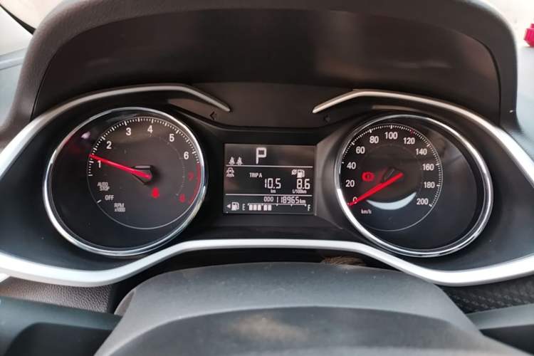 Used Chevrolet Cavalier 2022 325T Automatic Enjoyment Edition Instrument Cluster