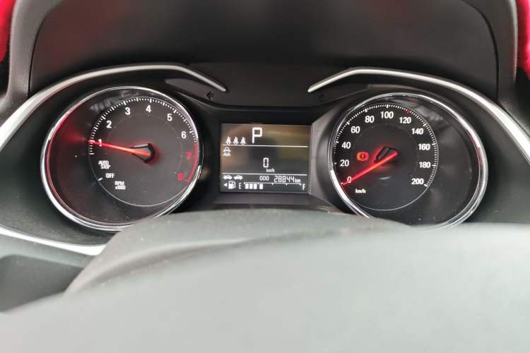 Used Chevrolet Cavalier 2022 325T Automatic Enjoyment Edition Odometer Close Up
