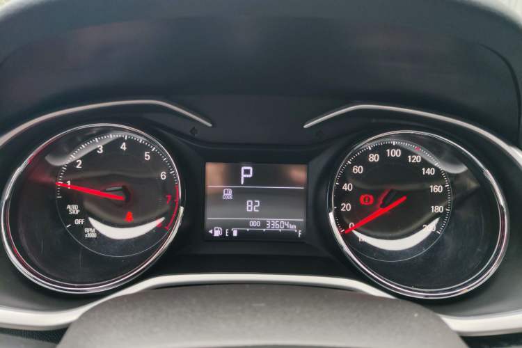 Used Chevrolet Cavalier 2022 325T Automatic Enjoyment Edition Odometer Close Up