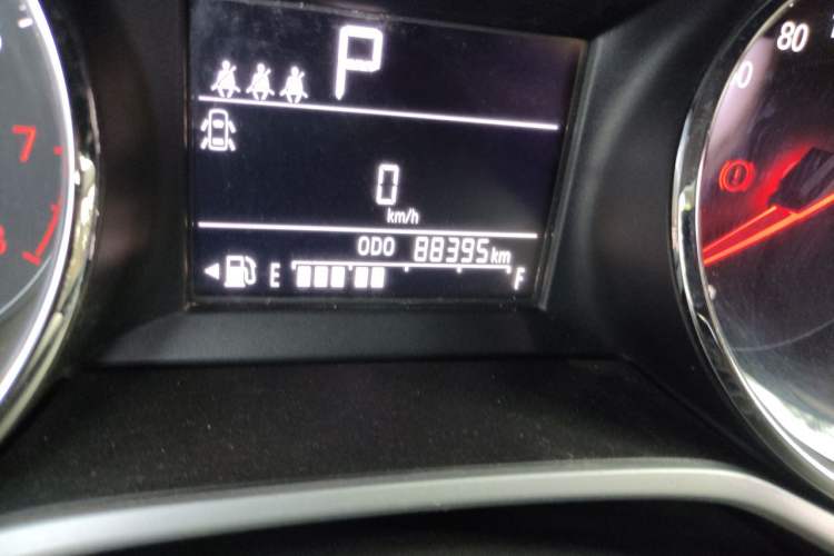 Used Chevrolet Cavalier 2022 325T Automatic Enjoyment Edition Odometer Close Up