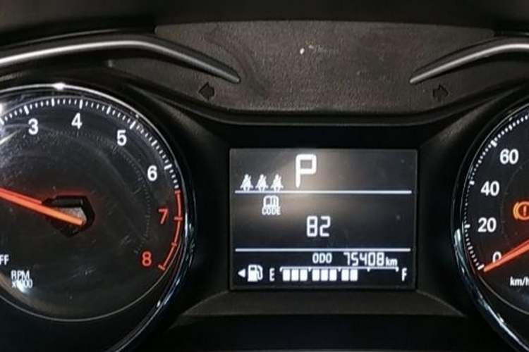 Used Chevrolet Cavalier 2022 325T Automatic Enjoyment Edition Odometer Close Up