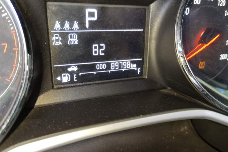 Used Chevrolet Cavalier 2022 Redline 325T Automatic Xinyao Edition Odometer Close Up