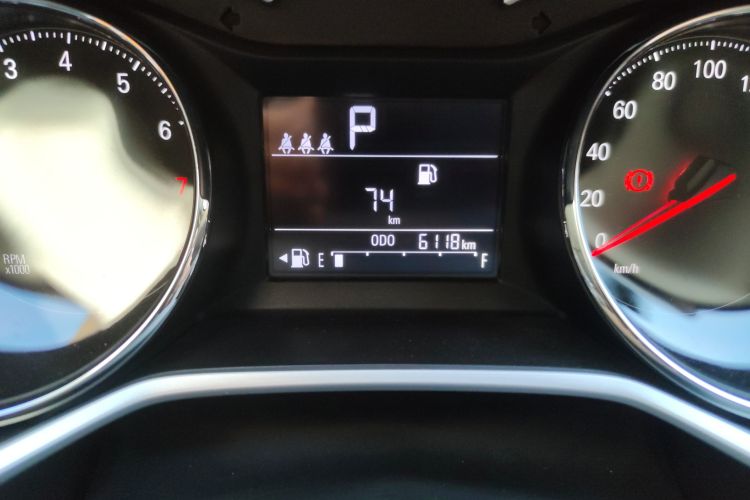 Used Chevrolet Cavalier 2022 325T Automatic Enjoyment Edition Odometer Close Up