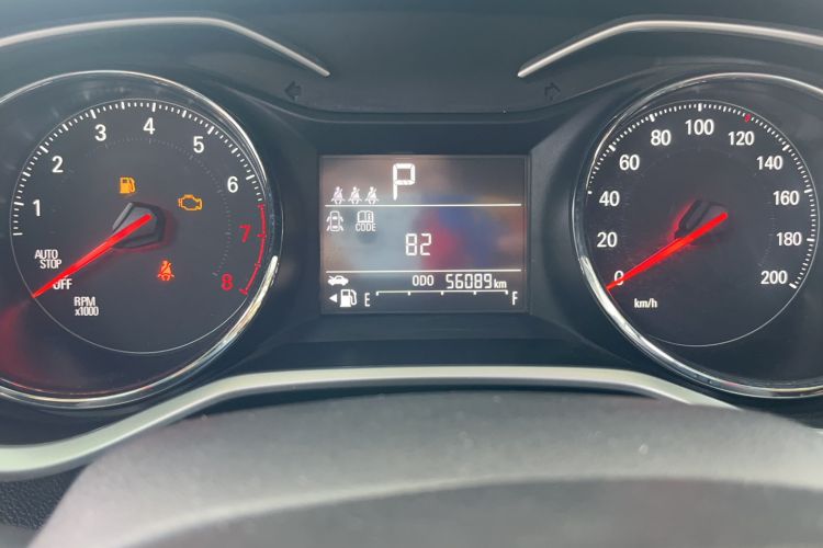 Used Chevrolet Cavalier 2022 325T Automatic Enjoyment Edition Odometer Close Up