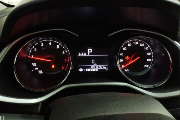 Used Chevrolet Cavalier 2022 325T Automatic Enjoyment Edition Odometer Close Up