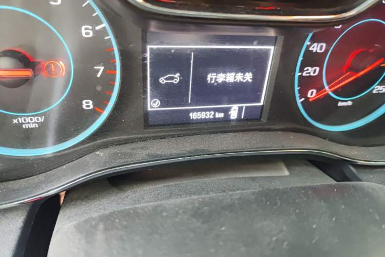 Used Chevrolet Cruze 2016 1.5L Manual Elite Edition Odometer Close Up