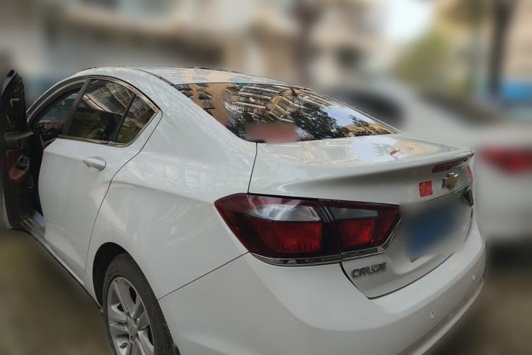 Used Chevrolet Cruze 2016 1.5L Automatic Stylish Sunroof Version Rear Left 45 Deg