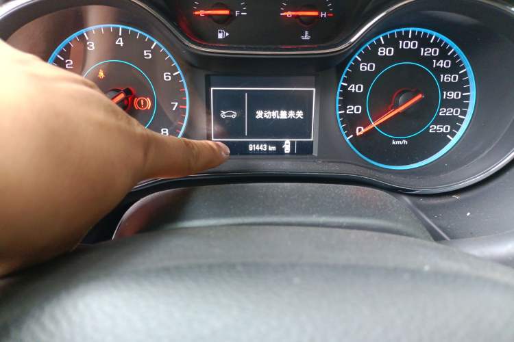 Used Chevrolet Cruze 2017 1.5L Manual Xuanfeng Edition Odometer Close Up