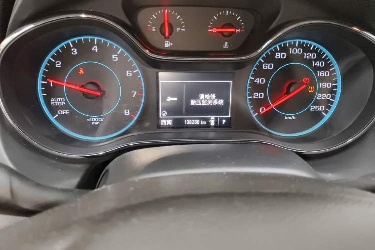 Used Chevrolet Cruze 2017 1.4T Dual-Clutch Xuanfeng Edition Odometer Close Up