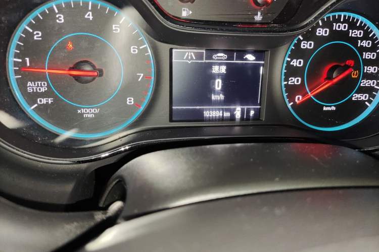 Used Chevrolet Cruze 2017 1.5L Automatic Xuanfeng Edition Odometer Close Up