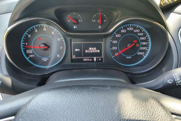 Used Chevrolet Cruze 2017 1.5L Automatic Xuanfeng Edition Odometer Close Up