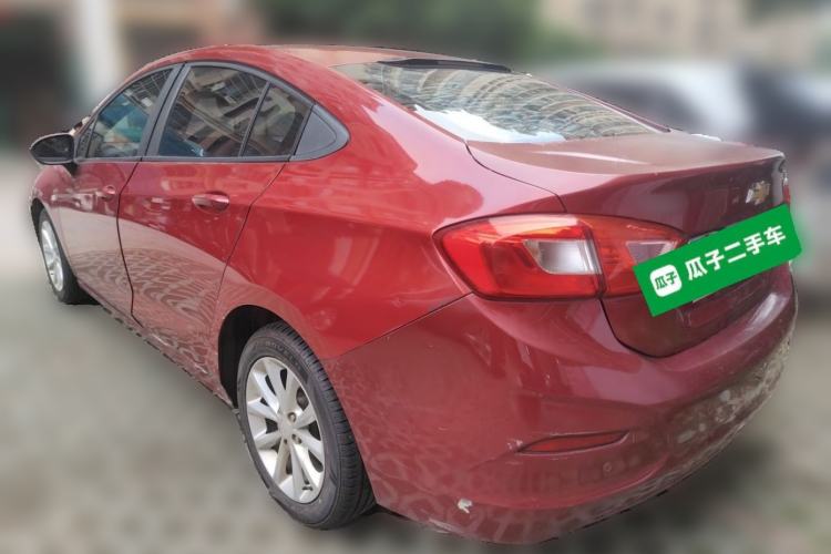 Used Chevrolet Cruze 2017 1.5L Automatic Pioneer Sunroof Edition Rear Left 45 Deg