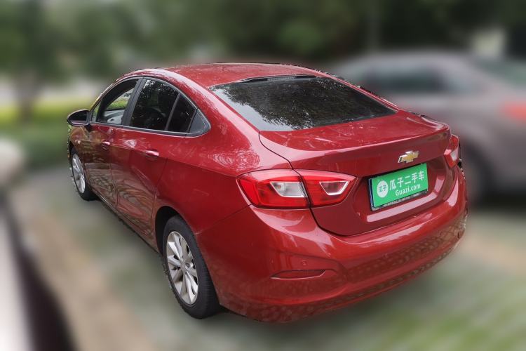 Used Chevrolet Cruze 2017 1.5L Automatic Pioneer Sunroof Edition Rear Left 45 Deg