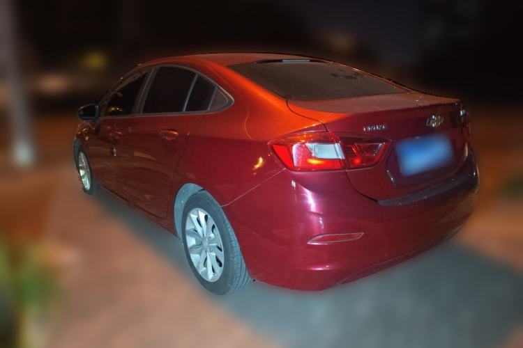 Used Chevrolet Cruze 2017 1.5L Automatic Pioneer Sunroof Edition Rear Left 45 Deg
