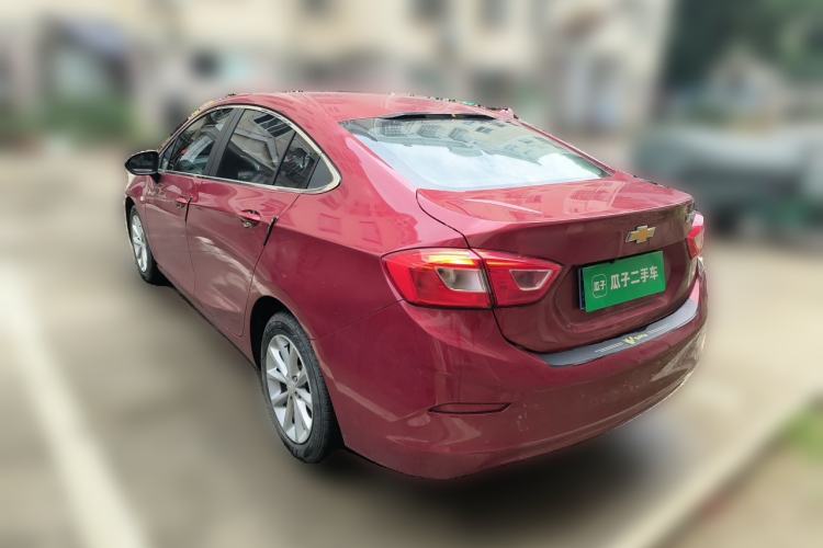 Used Chevrolet Cruze 2017 1.5L Automatic Pioneer Sunroof Edition Rear Left 45 Deg