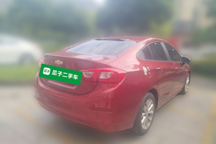 Used Chevrolet Cruze 2017 1.5L Automatic Pioneer Sunroof Edition Rear Right 45 Deg