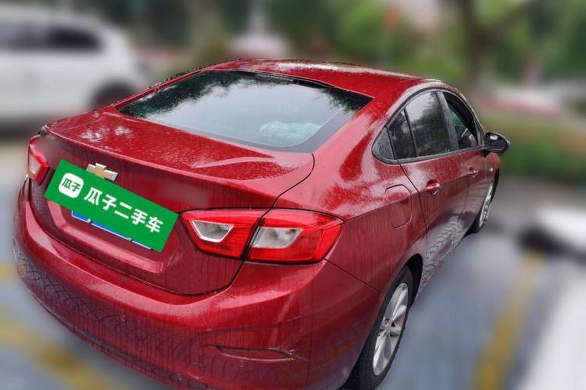 Used Chevrolet Cruze 2017 1.5L Automatic Pioneer Sunroof Edition Rear Right 45 Deg