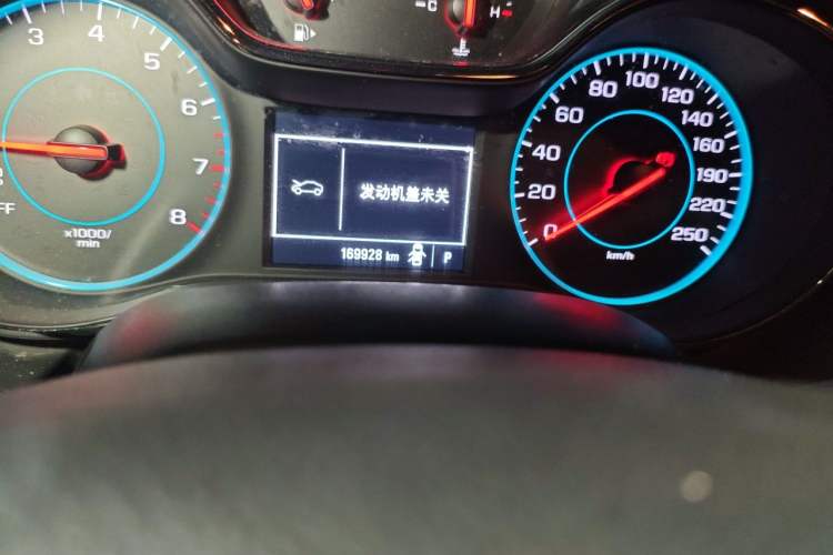 Used Chevrolet Cruze 2017 1.5L Automatic Xuanfeng Edition Odometer Close Up