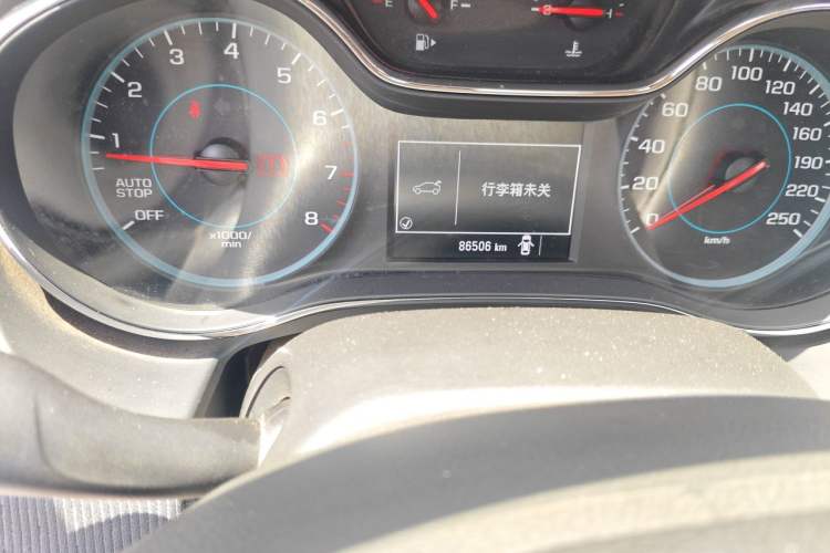 Used Chevrolet Cruze 2017 1.5L Manual Xuanfeng Edition Odometer Close Up