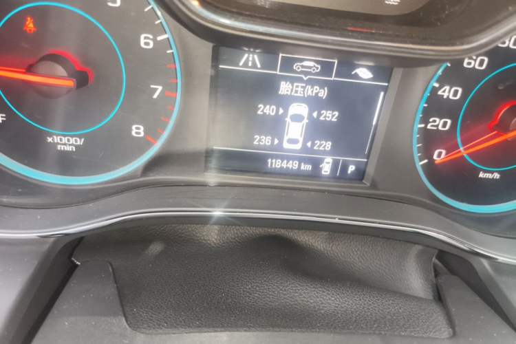 Used Chevrolet Cruze 2017 1.5L Automatic Xuanfeng Edition Odometer Close Up