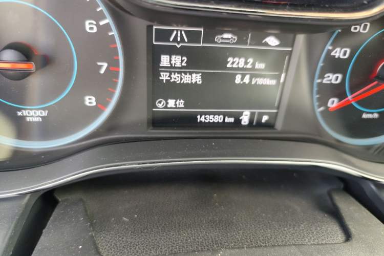 Used Chevrolet Cruze 2017 1.5L Automatic Xuanfeng Edition Odometer Close Up