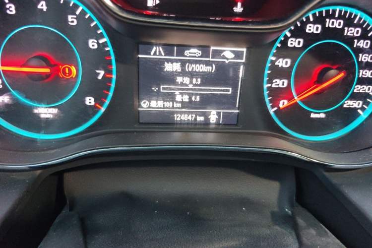 Used Chevrolet Cruze 2017 1.5L Manual Xuanfeng Edition Odometer Close Up