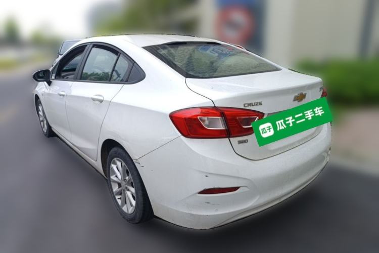 Used Chevrolet Cruze 2017 1.5L Automatic Pioneer Sunroof Edition Rear Left 45 Deg