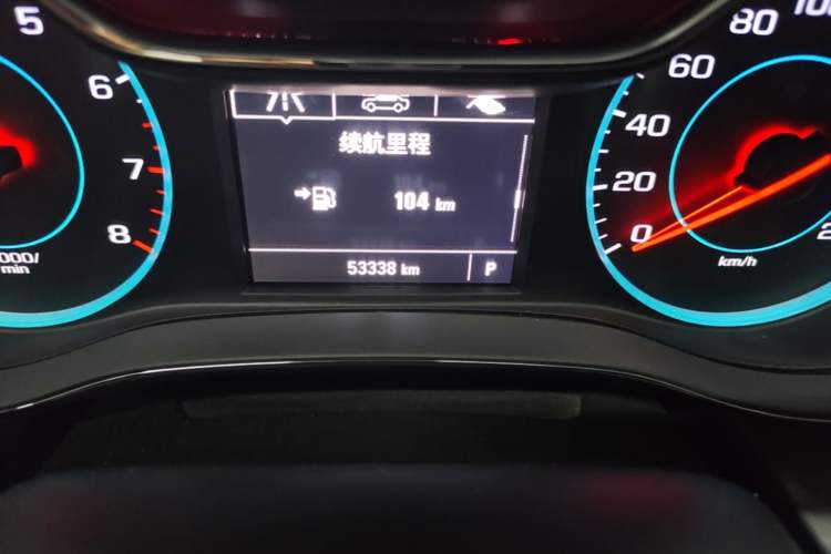 Used Chevrolet Cruze 2018 320 Automatic Pioneer Sunroof Edition Odometer Close Up