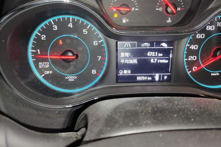 Used Chevrolet Cruze 2018 320 Automatic Xuanfeng Urban Edition Odometer Close Up