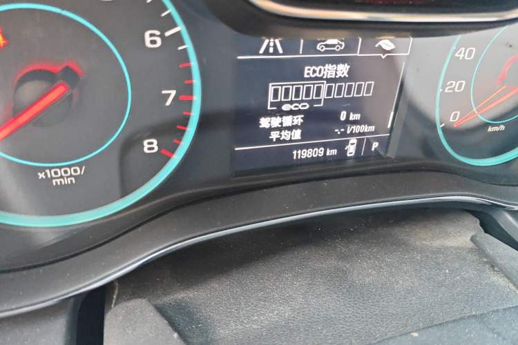 Used Chevrolet Cruze 2018 Redline 320 Automatic Xuanfeng Urban Edition Odometer Close Up