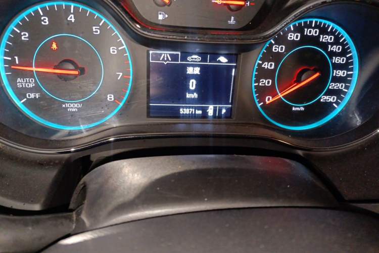 Used Chevrolet Cruze 2018 Redline 320 Automatic Xuanfeng Urban Edition Odometer Close Up