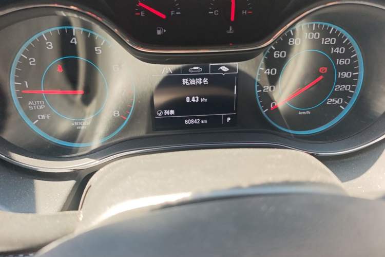 Used Chevrolet Cruze 2018 Redline 320 Automatic Pioneer Edition Odometer Close Up