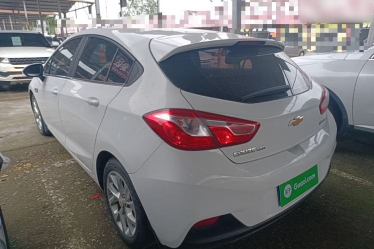 Used Chevrolet Cruze 2018 Hatchback 320 Automatic Pioneer Sunroof Edition Rear Left 45 Deg