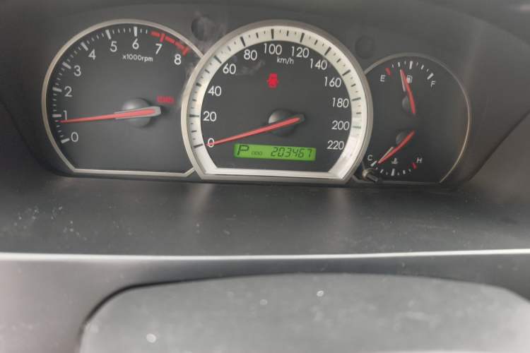Used Chevrolet Epica 2008 2.0 SX Automatic Luxury Edition Odometer Close Up