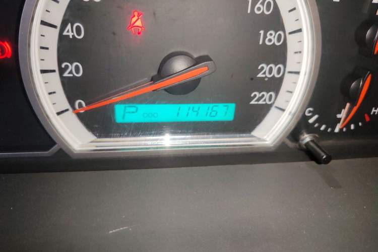Used Chevrolet Epica 2013 1.8 SX Luxury Edition AT Odometer Close Up