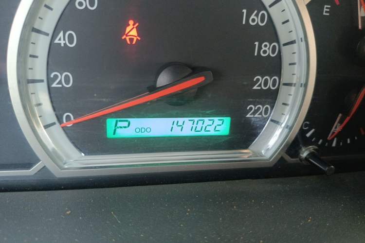 Used Chevrolet Epica 2013 1.8 SX Luxury Edition AT Odometer Close Up