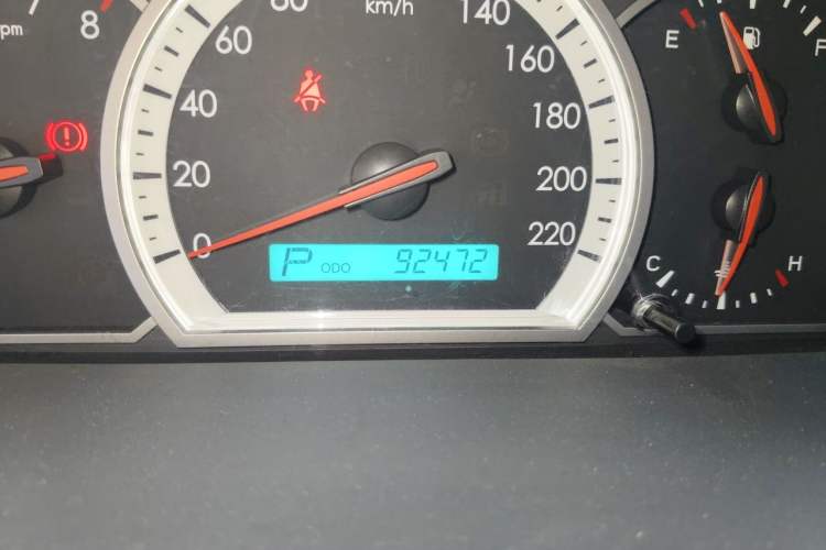 Used Chevrolet Epica 2013 1.8 SX Luxury Edition AT Odometer Close Up